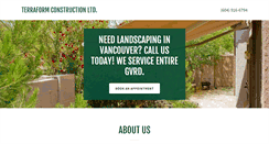 Desktop Screenshot of landscapingvancouverbc.com